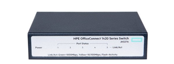 HPE 1420 OfficeConnect 5-port Gigabit Switch JH327A